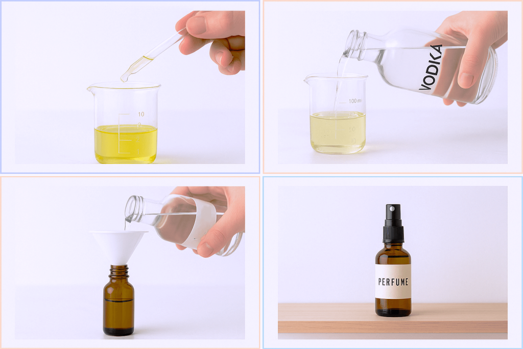 Alcohol-Based Spray Perfume, home made perfume
