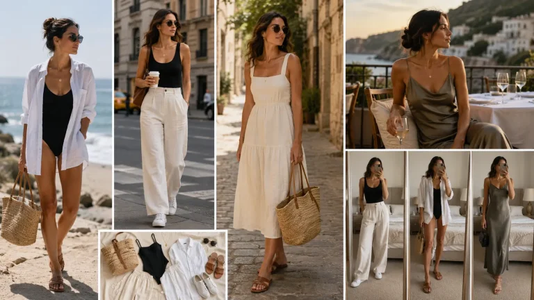 12 Vacation Outfit Ideas Women for Beach, City, and Dinner Plans